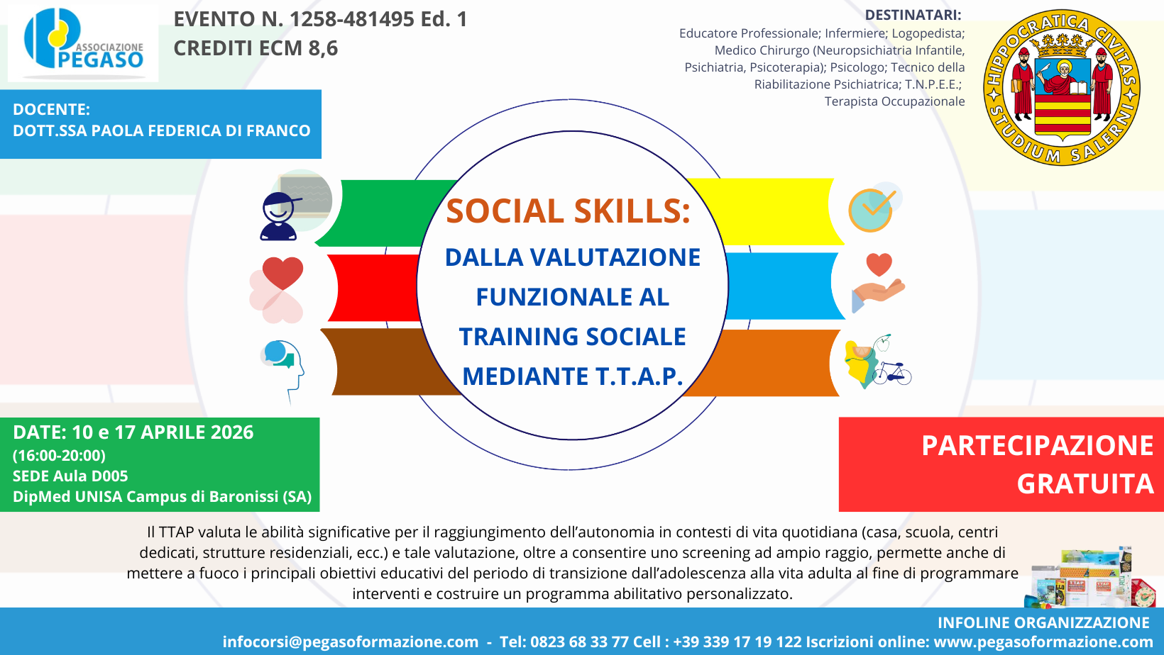 SOCIAL SKILLS: DALLA VALUTAZIONE FUNZIONALE AL TRAINING SOCIALE MEDIANTE T.T.A.P.​ 