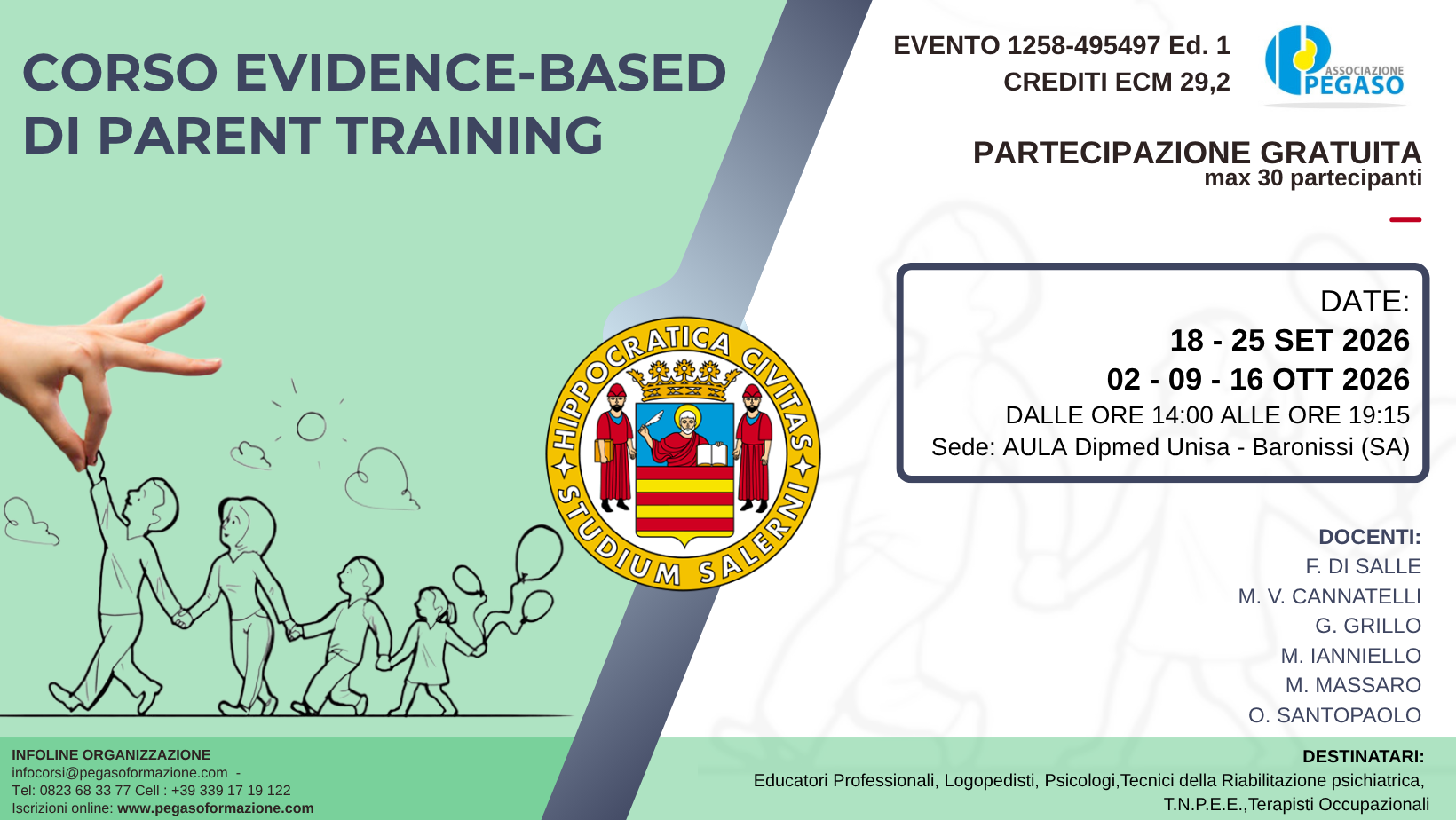 CORSO EVIDENCE-BASED DI PARENT TRAINING 