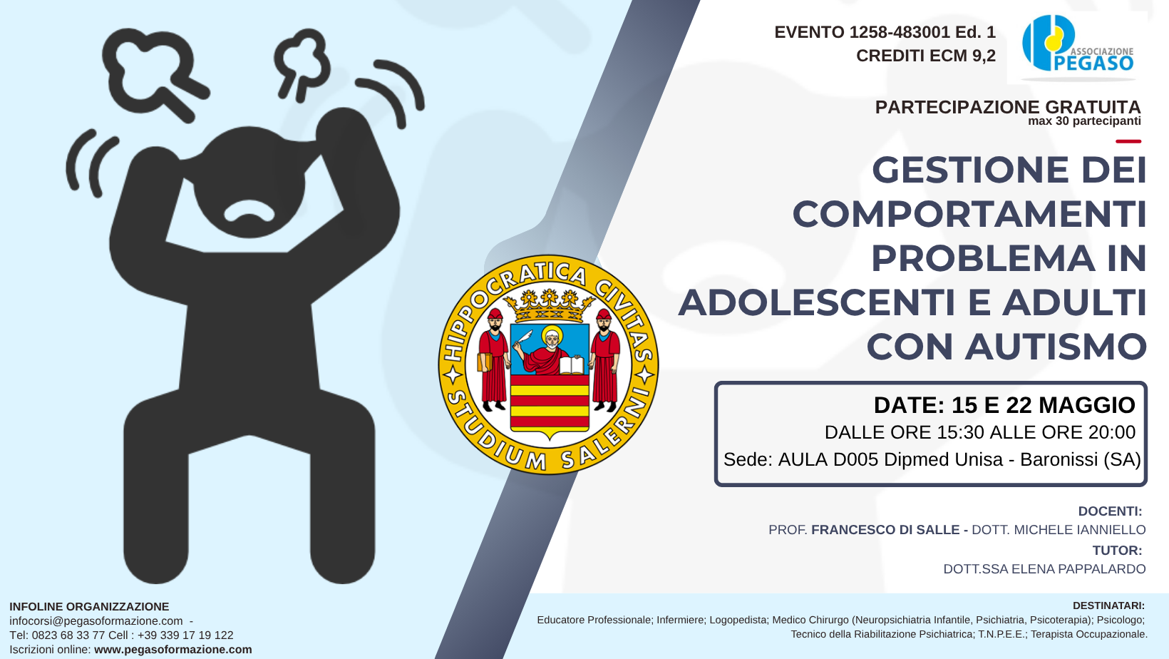 GESTIONE DEI COMPORTAMENTI PROBLEMA IN ADOLESCENTI E ADULTI CON AUTISMO