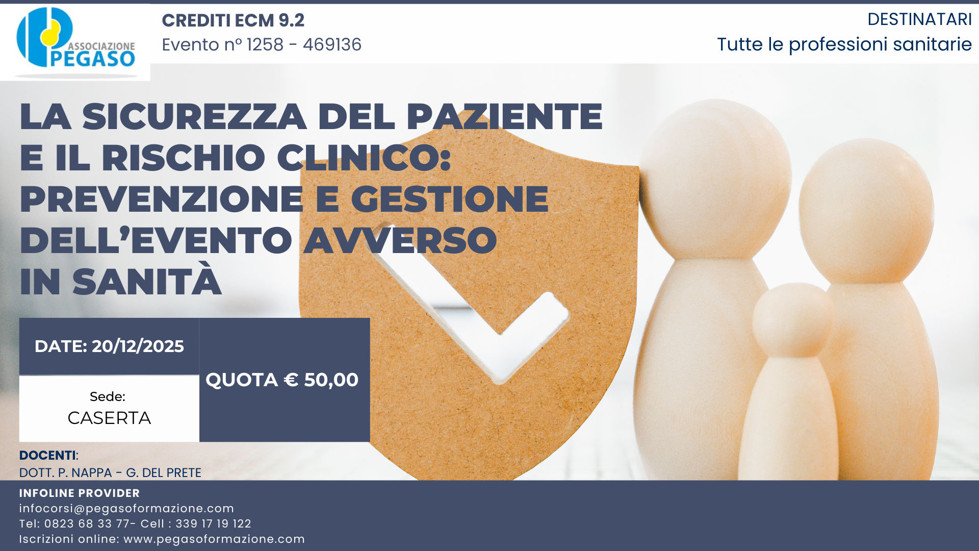 LA SICUREZZA DEL PAZIENTE E IL RISCHIO CLINICO: PREVENZIONE E GESTIONE DELL’EVENTO AVVERSO  IN SANITÀ
